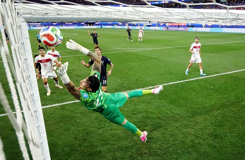 Pertandingan antara Amerika Serikat (AS) dan Turki di Stadion Los Angeles, Inglewood, California, AS, Jumat (26/6/2026) WIB. (IMAGN IMAGES via Reuters/JESSIE ALCHEH)