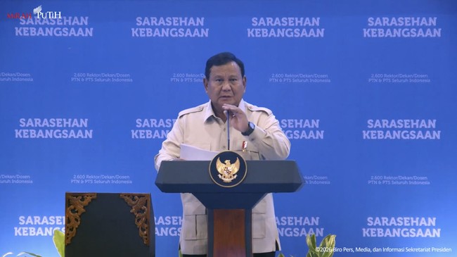 Prabowo: 4x Kalah Pilpres, Saya Gak Ganggu Pemimpin yang Dapat Mandat