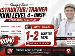 Lowongan Trainer Sekarang Minta Sertifikat BNSP, Sudah Punya Belum?