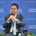 Menteri Keuangan Purbaya Yudhi Sadewa memberikan paparan dalam Konvensi Sains, Teknologi, dan Industri Indonesia 2026 di Jakarta Convention Center, Minggu (28/6). (Dok. Biro KLI, Kemenkeu)