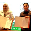 Foto: Momen penandatangan MoU antara PP PDUI dengan CTARSA Foundation oleh Sekretaris Jenderal PP PDUI Dr. Hartati B. Bangsa, MKK. dan Andra Lesmana selaku Head of Corporate Communication CTARSA Foundation di Hotel JS Luwansa, Sabtu (27/6/2026). (Dok
