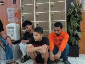 Tampang 3 Penganiaya Selebgram Wanita di Makassar gegara Geber Motor