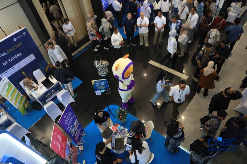 Festival Kemudahan dan Pelindungan Usaha Mikro di Gedung Smesco, Jakarta, Senin, (29/6/2026). (CNBC Indonesia/Muhammad Sabki)