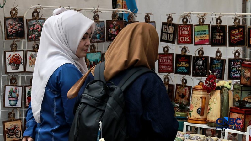 Festival Kemudahan dan Pelindungan Usaha Mikro di Gedung Smesco, Jakarta, Senin, (29/6/2026).