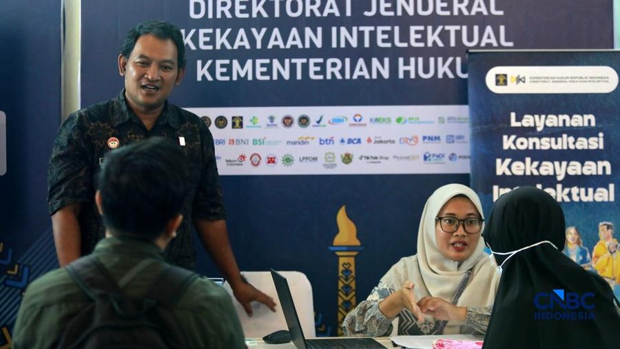 Festival Kemudahan dan Pelindungan Usaha Mikro di Gedung Smesco, Jakarta, Senin, (29/6/2026). (CNBC Indonesia/Muhammad Sabki)