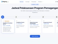 Jadwal Pelaksanaan Program Pemagangan. (Dok. maganghub.kemnaker.go.id)