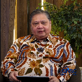 Menteri Koordinator Bidang Perekonomian Airlangga Hartarto dalam acara Economic Update CNBC Indonesia, Senin (29/06/2026). (CNBC Indonesia TV)