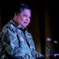 Menteri Koordinator bidang Perekonomian, Airlangga Hartarto memberi sambutan dalam acara Festival Kemudahan dan Pelindungan Usaha Mikro di Gedung Smesco, Jakarta, Senin, (29/6/2026). (CNBC Indonesia/Muhammad Sabki)