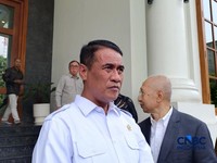 Menteri Pertanian (Mentan) Amran Sulaiman saat ditemui di Jakarta, Senin (29/6/2026). (CNBC Indonesia/Martyasari Rizky)