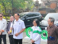 Peluncuran Gerakan Langkah Hijau Grab untuk Indonesia, Senin (29/6/2026). (CNBC Indonesia/Novina)