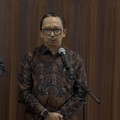 Wakil Menteri Keuangan, Juda Agung saat menyampaikan keterangan kepada awak media di Jakarta, Senin (29/6/2026).