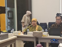 Direktur Penyuluhan, Pelayanan, dan Hubungan Masyarakat DJP Inge Diana Rismawanti dalam media briefing di DJP, Selasa (30/6/2026). (CNBC Indonesia/Chandra Dwi Pranata)