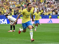 Gabriel Martinelli merayakan gol kedua Brasil dalam pertandingan babak 32 besar Piala Dunia FIFA 2026 antara Brasil dan Jepang di Houston Stadium, Houston, Texas, Amerika Serikat, Senin (29/6/2026). (REUTERS/Annegret Hilse)