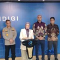Menkomdigi Meutya Hafid di kantor Komdigi, Selasa (29/6/2026). (CNBC Indonesia/Novina)