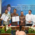 Menteri Keuangan (Menkeu), Purbaya Yudhi Sadewa saat menghadiri penandatangan komitmen hibah lahan PT Lippo Cikarang kepada negara untuk mendukung program 3 Juta Rumah bagi masyarakat berpenghasilan rendah yang berlangsung di Jakarta, Senin (29/6/202
