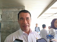 Menteri Pertanian (Mentan) Amran Sulaiman saat ditemui di kantor Kementan, Jakarta, Selasa (30/6/2026). (CNBC Indonesia/Martyasari Rizky)