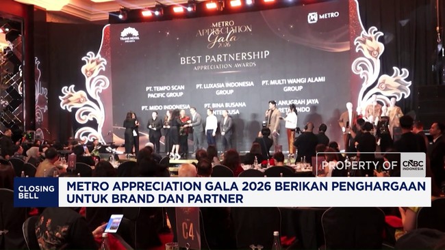 Metro Appreciation Gala 2026 Berikan Penghargaan Untuk Brand dan Partner