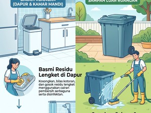 Infografis: Cara Bersihkan Tempat Sampah di Rumah agar Bebas Bau dan Kuman