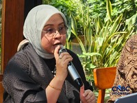 Direktur Pelindungan WNI Kementerian Luar Negeri (Kemlu) RI Heni Hamidah. (CNBC Indonesia/Thea Fathanah Arbar)