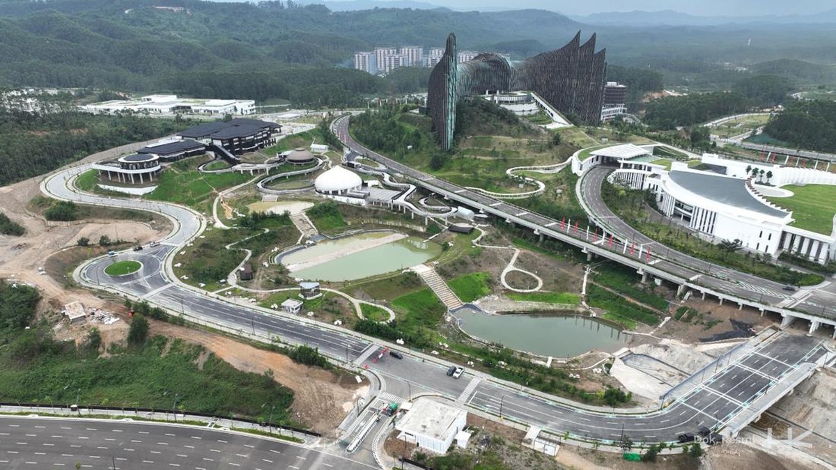 IKN Bak Negara Maju, Penampakannya Terlihat dari Udara