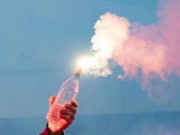 Ilustrasi bom molotov. (Dok. Pexels)