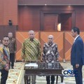 Menteri Keuangan (Menkeu) Purbaya Yudhi Sadewa melantik tiga Direktur Jenderal baru pada Rabu (1/7/2026). (CNBC Indonesia/Robertus Andrianto)