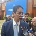Menteri Keuangan (Menkeu) Purbaya Yudhi Sadewa saat ditemui wartawan usai pelantikan tiga direktur jendral baru, Rabu (1/7/2026). (CNBC Indonesia/Chandra Dwi Pranata)
