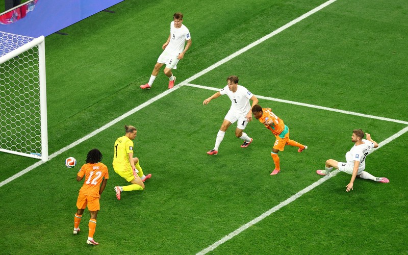 Norwegia mengalahkan Pantai Gading dengan skor 2-1 dalam babak 32 besar Piala Dunia 2026 di Stadion Dallas, Texas, Amerika Serikat, Rabu (1/7) dini hari WIB. (MAGN IMAGES via Reuters/Tim Heitman)