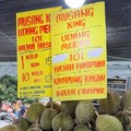 Penjualan durian di Malaysia. (Threads/elitafn)