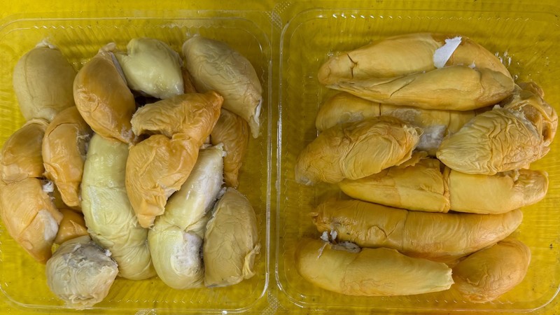 Penjualan durian di Malaysia. (Threads/elitafn)