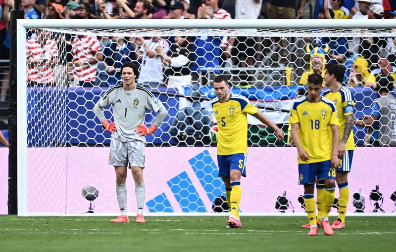 Prancis lolos ke babak 16 besar Piala Dunia 2026 usai menghajar Swedia dengan skor 3-0 di Stadion New York New Jersey, Selasa (30/6) atau Rabu (1/7) WIB. (IMAGN IMAGES via Reuters/Vincent Carchietta)