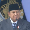 Presiden Prabowo Subianto saat menghadiri Upacara Peringatan ke-80 Hari Bhayangkara Tahun 2026 di Kab. Bogor, Rabu. (1/7/2026). (YouTube/Sekretariat Presiden)
