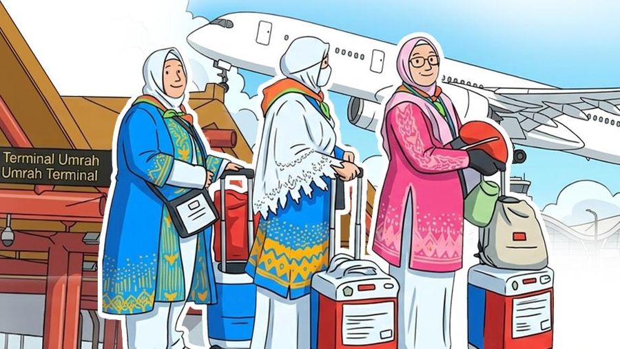 INFOGRAFIS, Ilustrasi Layanan Haji