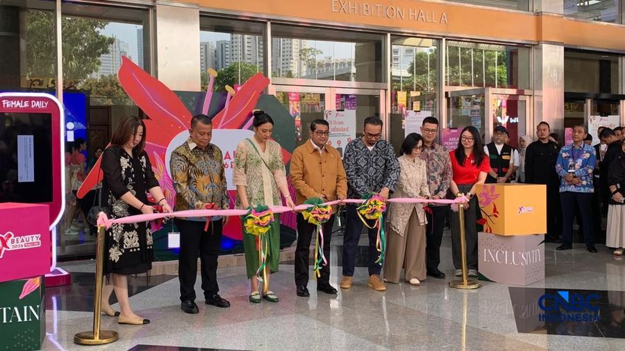 Jakarta x Beauty 2026 resmi dibuka, Kamis (2/7/2026). (CNBC Indonesia/Fergi Nadira)