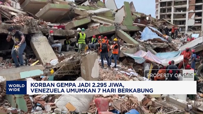 Video: Korban Jadi 2.295 Jiwa, Venezuela Umumkan 7 Hari Berkabung