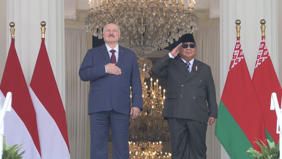 Foto: Presiden Republik Indonesia Prabowo Subianto menerima kunjungan Presiden Republik Belarus Aleksandr Lukashenko di Istana Merdeka, Jakarta, Rabu (2/6/2026). (Tangkapan Layar YouTube Sekretariat Presiden)