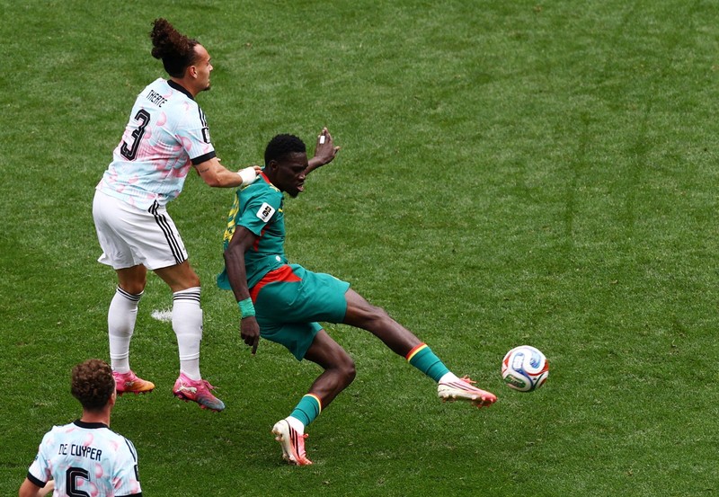 Tim nasional Belgia memastikan tempatnya di babak 16 besar Piala Dunia 2026, setelah meraih kemenangan dramatis atas Senegal (3-2), Kamis (2/7) dini hari WIB di Stadion Seattle, Amerika Serikat, dalam babak 32 besar Piala Dunia 2026. (IMAGN IMAGES via Reuters/BLAKE DAHLIN)