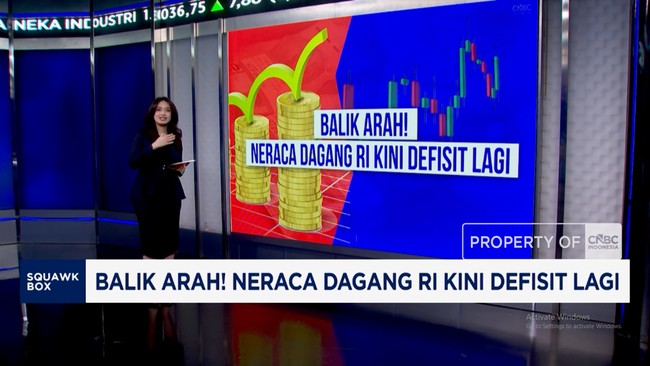 Balik Arah! Neraca Dagang RI Kini Defisit Lagi, Apa Penyebabnya?