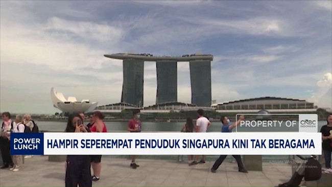 Video: Hampir Seperempat Penduduk Singapura Kini Tak Beragama