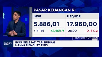 Menguat Lebih Dari 2% di Akhir Pekan, IHSG Melaju ke Level 5.800