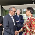 Menteri Kesehatan Budi Gunadi Sadikin dan Direktur Jenderal WHO Tedros Adhanom Ghebreyesus. (Instagram/drtedros)