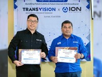 MoU Transvision dan ION Network. (Dok. Transvision)