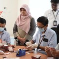Kantor Perwakilan Bank Indonesia (BI) Tegal melayani penukaran uang rupiah rusak milik seorang warga Kabupaten Batang yang terdampak banjir rob.  Total uang tersebut mencapai Rp 1,54 miliar.