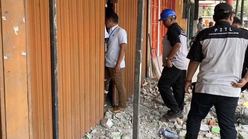 PLN membongkar adanya dugaan pencurian listrik dari penambang kripto di Tambun Selatan, Bekasi. (Dok .PT PLN (Persero))