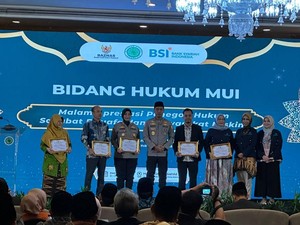 Polda Sumsel Masuk 3 Besar Penghargaan Penegak Hukum Sahabat Dhuafa dari MUI