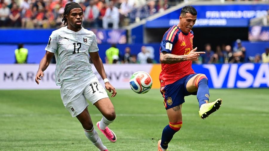 Spanyol menaklukkan Austria denhgan skor akhir 3-0 pada babak 32 besar Piala Dunia 2026 di Stadion Los Angeles, Kamis (2/7) atau Jumat (3/7) dini hari WIB. (IMAGN IMAGES via Reuters/GARY VASQUEZ)
