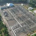 Tampak udara Gardu Induk 150 kilovolt (kV) Margakarya di Karawang International Industrial City (KIIC), Jawa Barat yang melayani suplai listrik ke industri data center di kawasan tersebut. Dengan listrik yang andal, PLN menciptakan multiplier effect