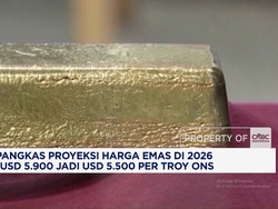 UBS Pangkas Proyeksi Harga Emas di 2026 Jadi USD 5.500 per Troy Ons