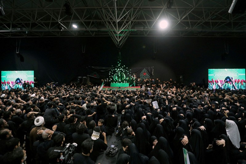 Upacara perpisahan untuk mendiang Pemimpin Tertinggi Iran Ayatollah Ali Khamenei di Teheran, Iran, Jumat (3/7/2026). (Office of the Iranian Supreme Leader via REUTERS)