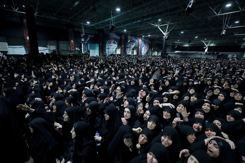 Upacara perpisahan untuk mendiang Pemimpin Tertinggi Iran Ayatollah Ali Khamenei di Teheran, Iran, Jumat (3/7/2026). (Office of the Iranian Supreme Leader via REUTERS)